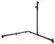 Keuco-KE-Duschhandlauf-AXESS-35015-Br-stg-r-1150-1150-1301mm-sw-matt-35015370401 gallery number 1